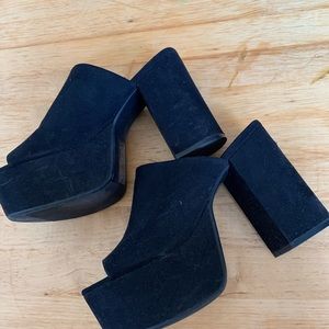 H&M block heels